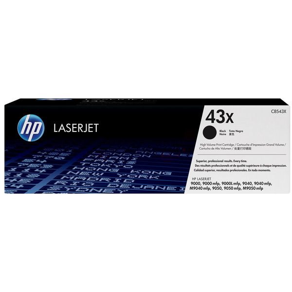 Toner C8543X 43X Svart