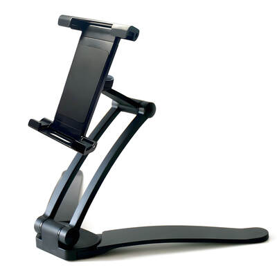 Tablet Holder 2-in-1 XL Wall and Portable up to 12.9" Black