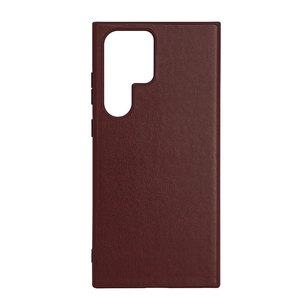 Phone Case PU Brown - Samsung S23 Ultra 5G