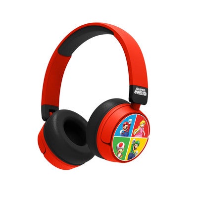 SUPER MARIO Headphone On-Ear Wireless 85dB/95dB Sharing Aux