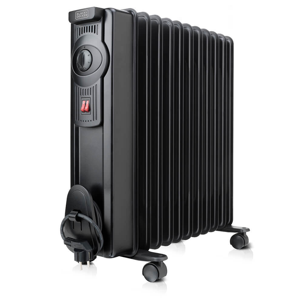 Oil Heater 2300W Black