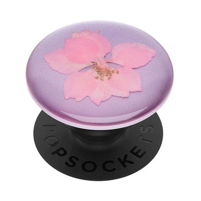 POPSOCKETS Pressed Flower Delphinium  Irroitettava Grip Telinetoiminnolla Premium 