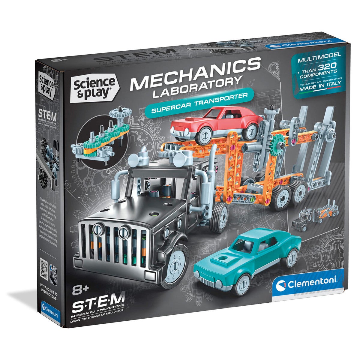 CLEMENTONI Science and Play Mechanics Car Transporter