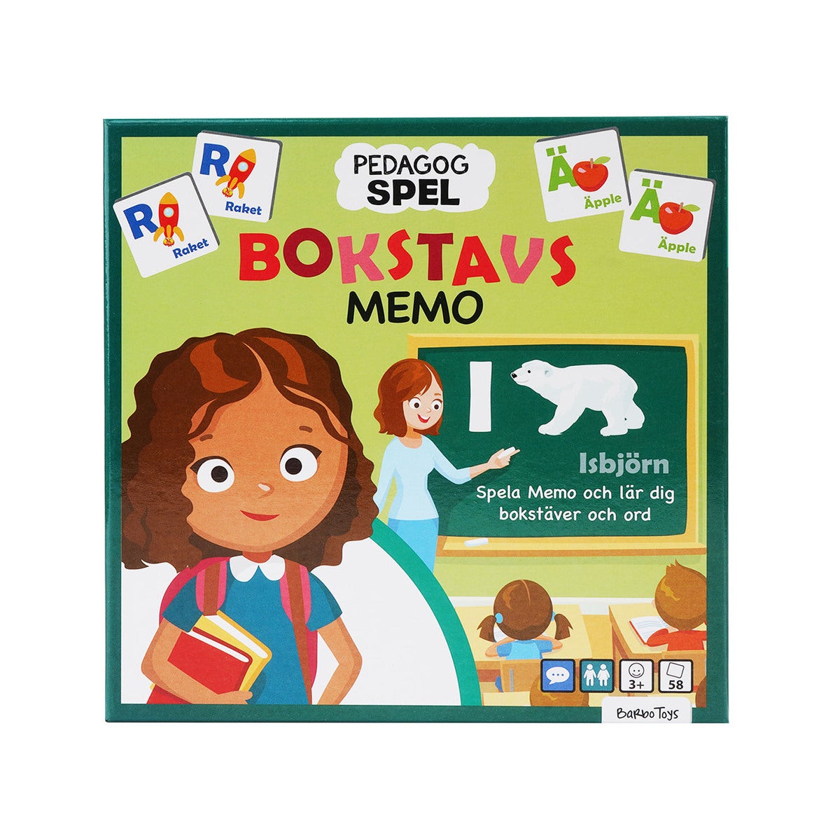 Spel Classic Pedagog Spel Bokstavsmemo (SE)