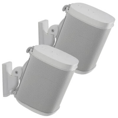 Wall Mount for Sonos One SL Play:1 Play:3 Pair White