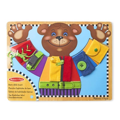 Wooden Basic Skills Puzzle Board