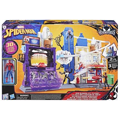 Spider-Man 4 Inch Venomversus Web City Playset