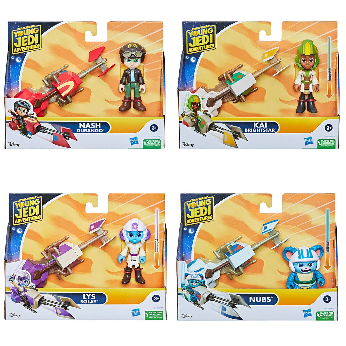 Young Jedi 4in Vehicle And Figure -Asst