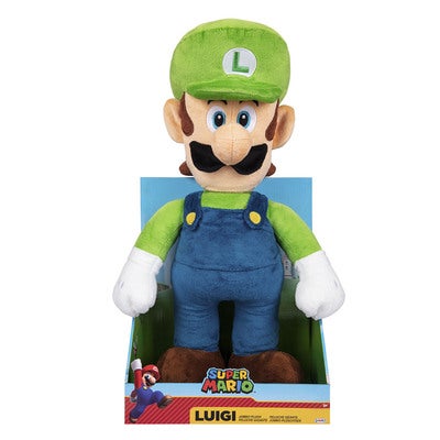 NTND Mario Plush Jumbo Luigi 