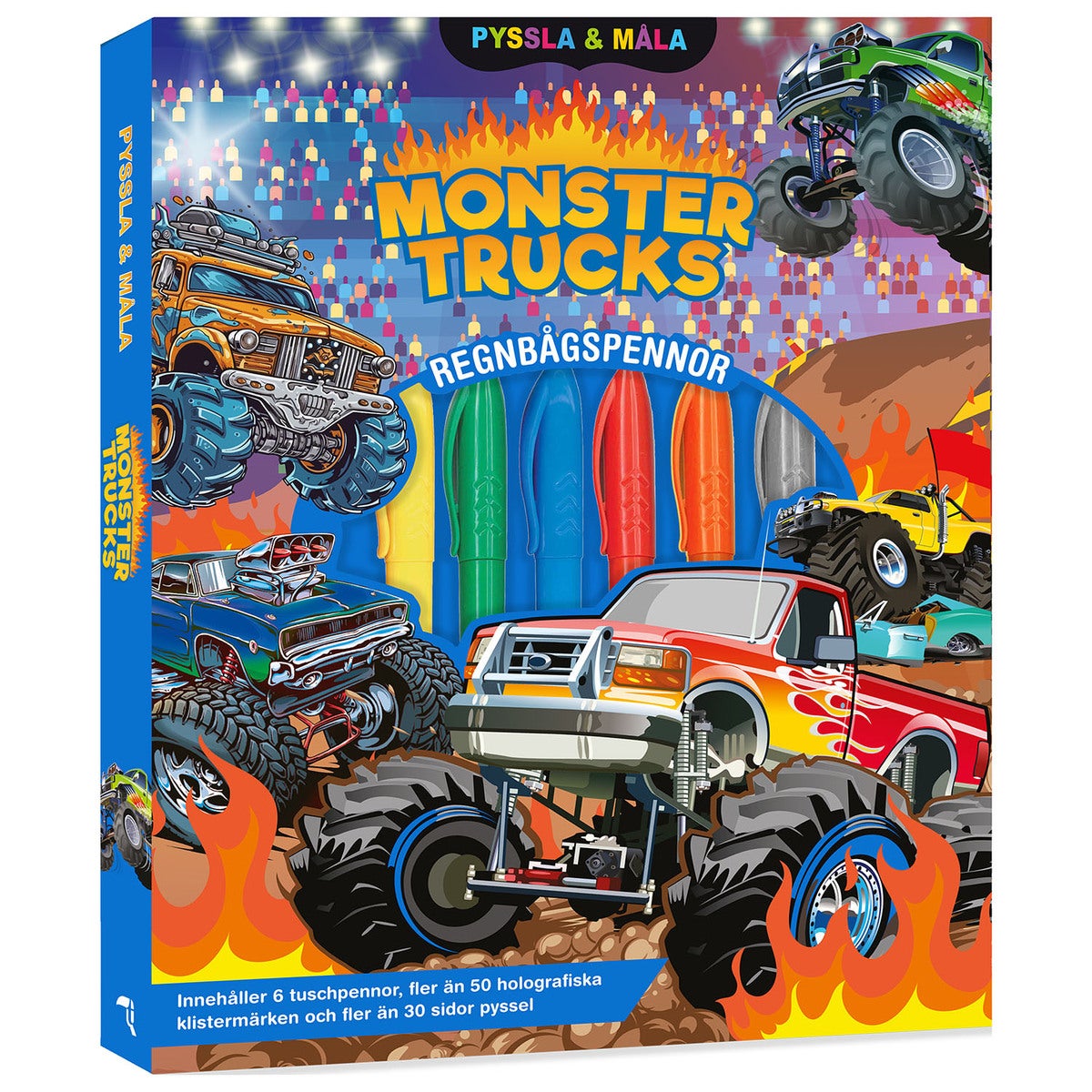Pyssla och måla: Monstertrucks