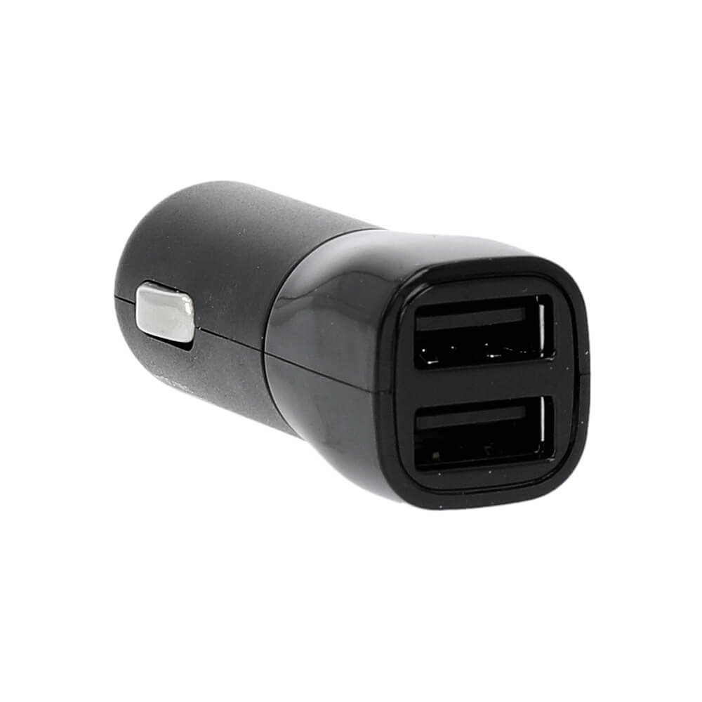 Charger 12/24V 2xUSB-A 3,4A Black