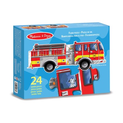 24 Pcs Floor Puzzle Giant Fire Engine 