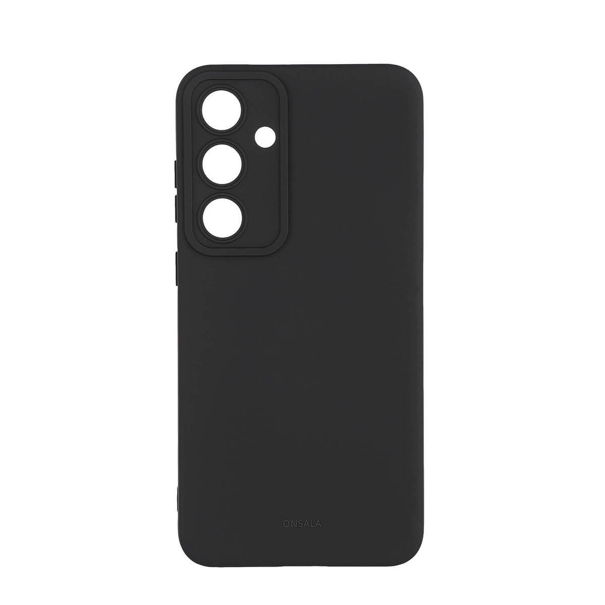 Mobilcover med silikonefølelse Sort - Samsung S24 FE 5G