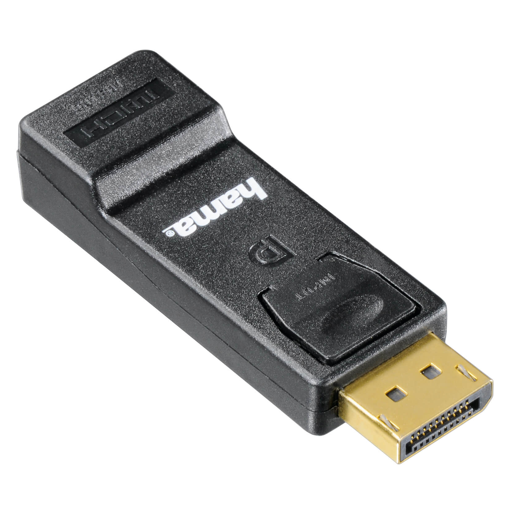 HAMA Adapter DisplayPort-HDMI Hona-Hane Guld Svart