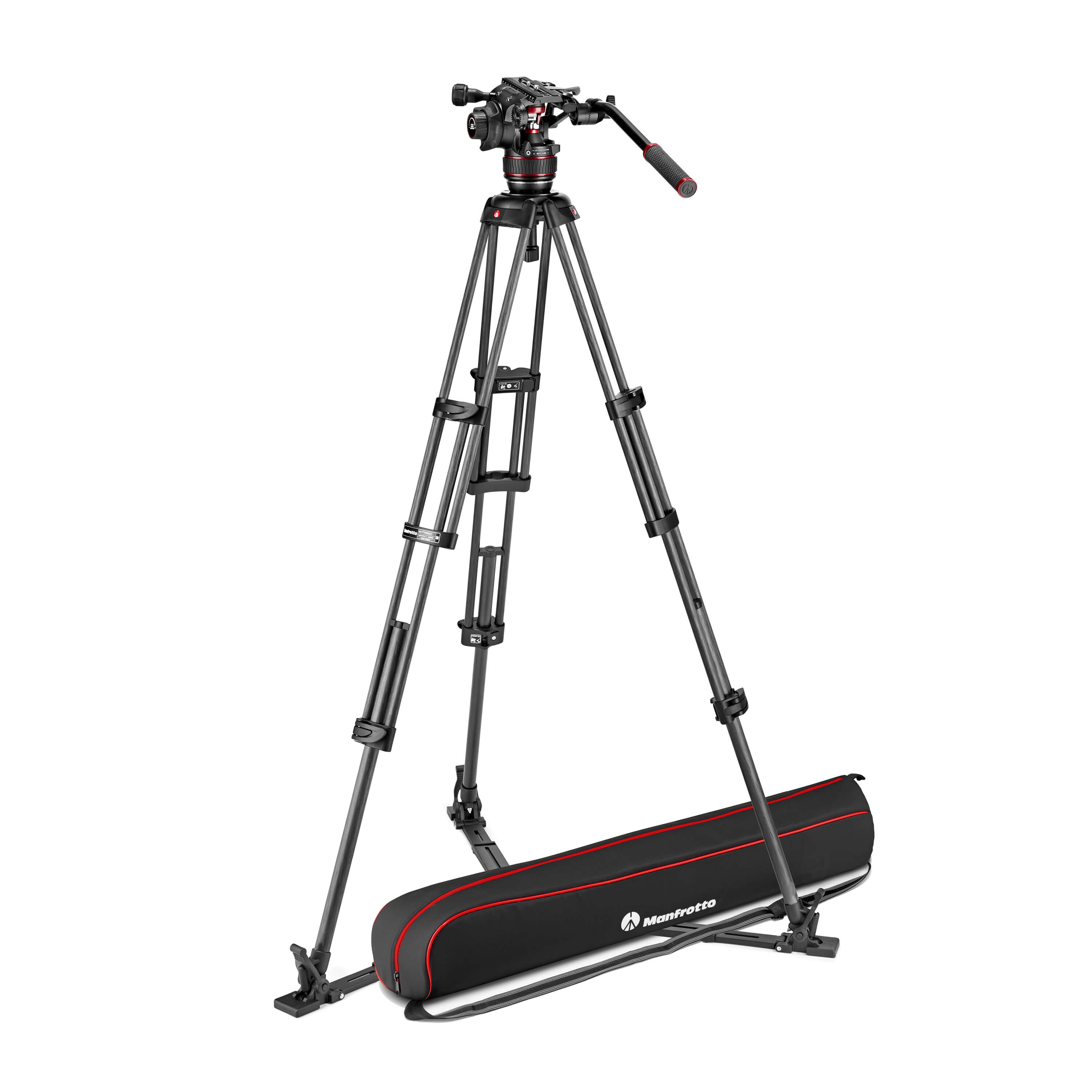 MANFROTTO Video Tripod Kit Nitrotech 608 + CF Twin GS