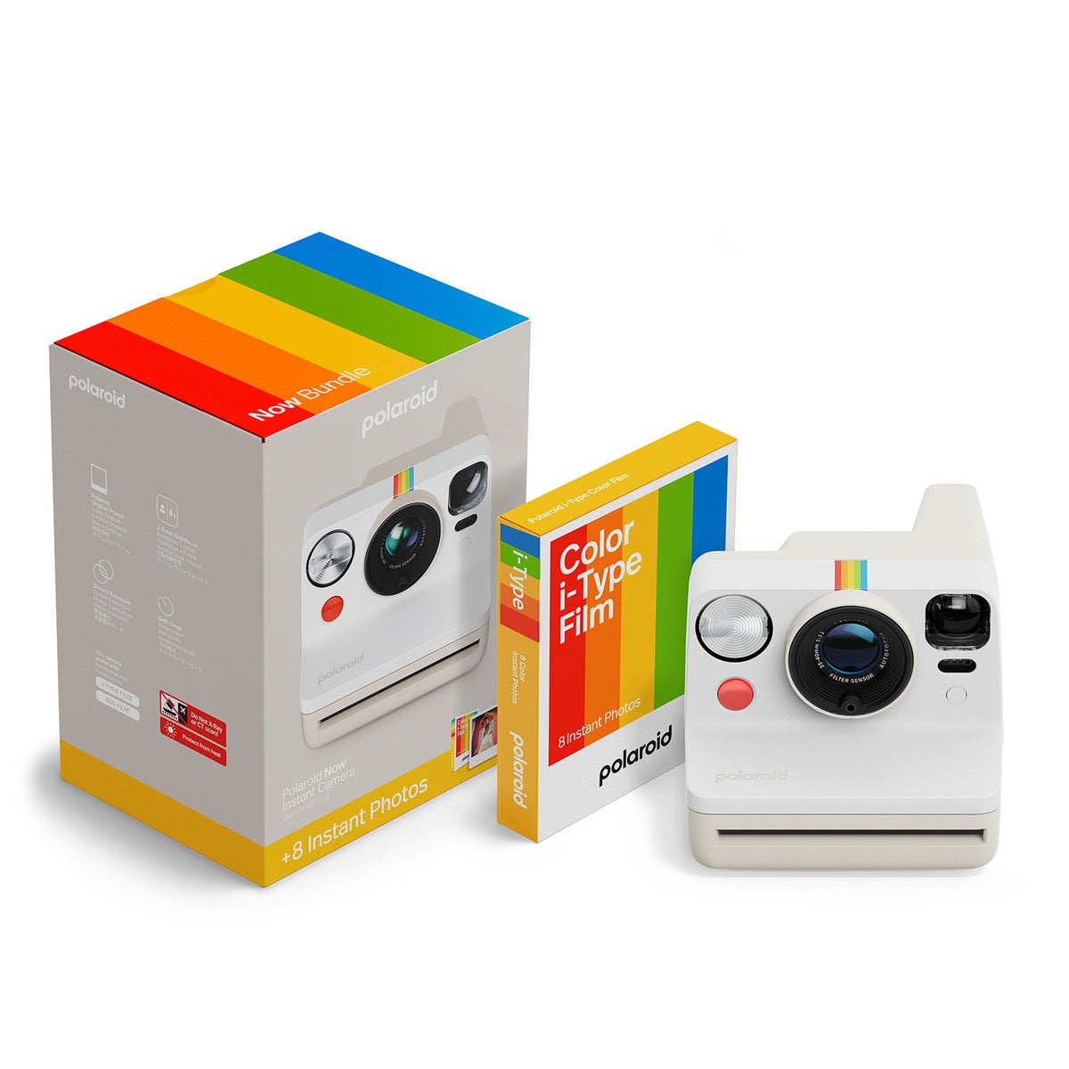 Camera Now Generation 3 E-Box Instant Pebble White