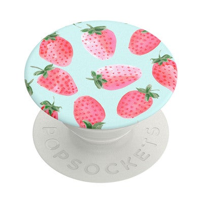 POPSOCKETS Strawberry Rain Irrotettava Grip Telinetoiminnolla