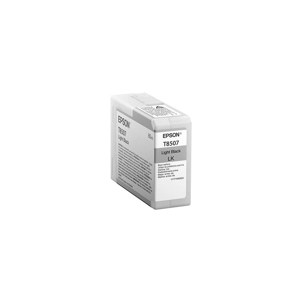 Blæk UltraChrome HD T850700 Light Sort 80ml