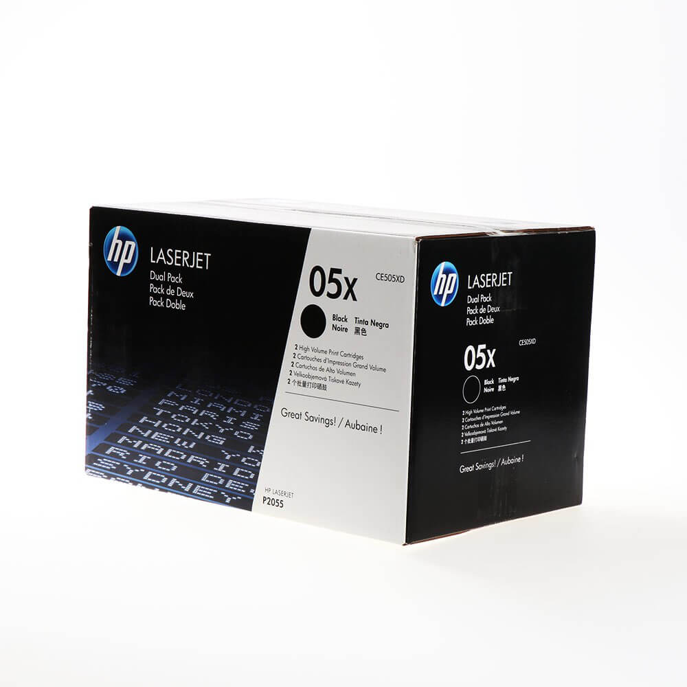 Toner CE505XD 05X Musta 2-pack