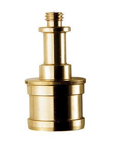 Adapter 019, 28mm short-16mm+ 3/8, brass