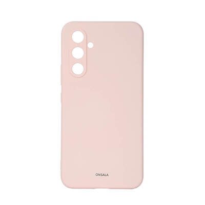 Phone Case with Silicone Feel Chalk Pink - Samsung A55 5G