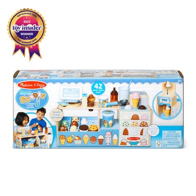 Cool Scoops Ice Creamery Wooden Counter