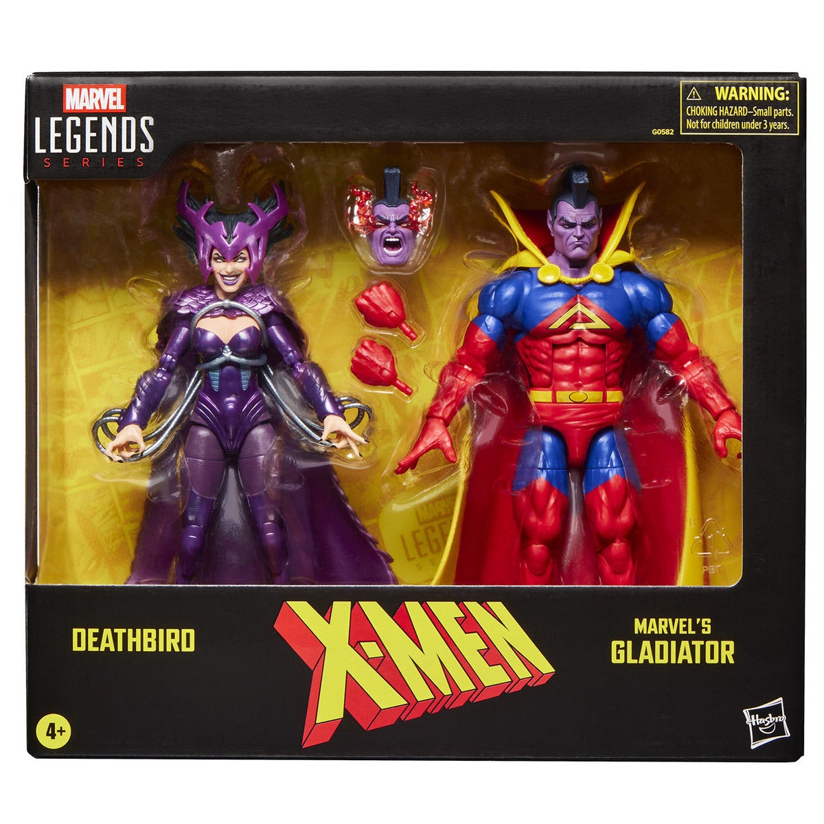Toimintahahmot Legends X-Men 6" Deathbird & Gladiator 2pk