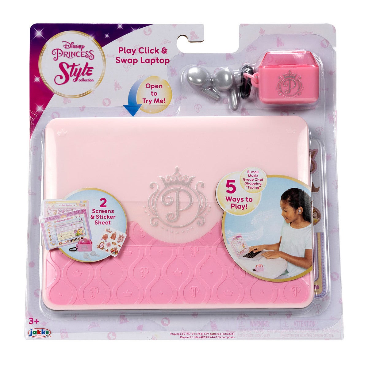 Princess Style Play Click & Swap Laptop