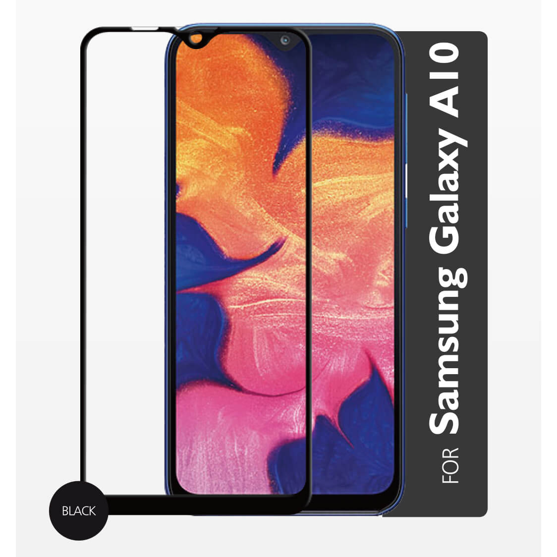 Glass Prot. 2,5D Full Cover Samsung A10 2019