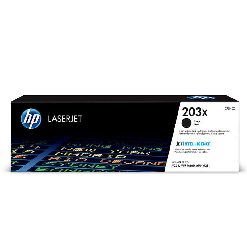 Toner CF540X 203X Musta