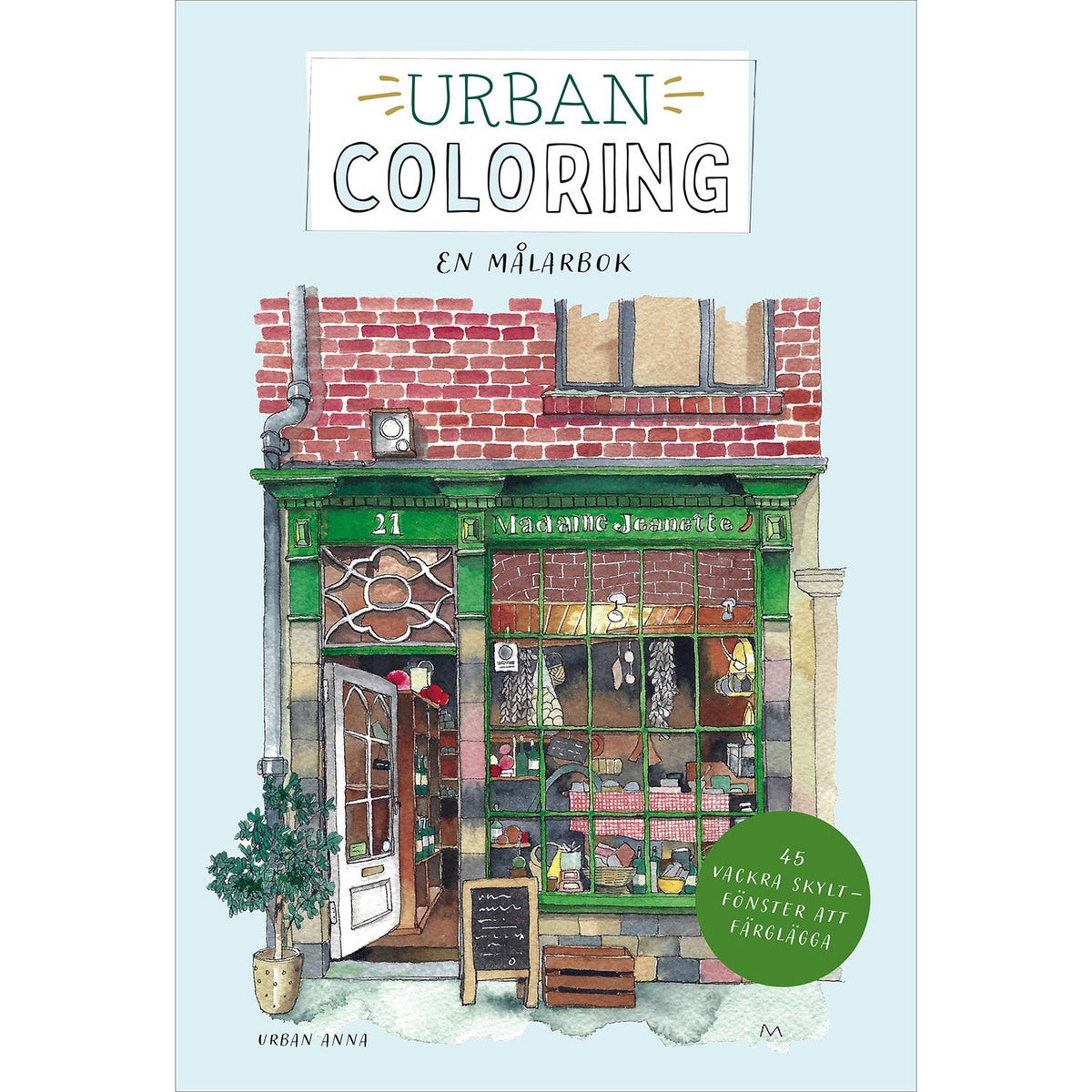 Urban coloring - en målarbok