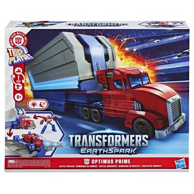 Earthspark Optimus Prime Battle Trailer