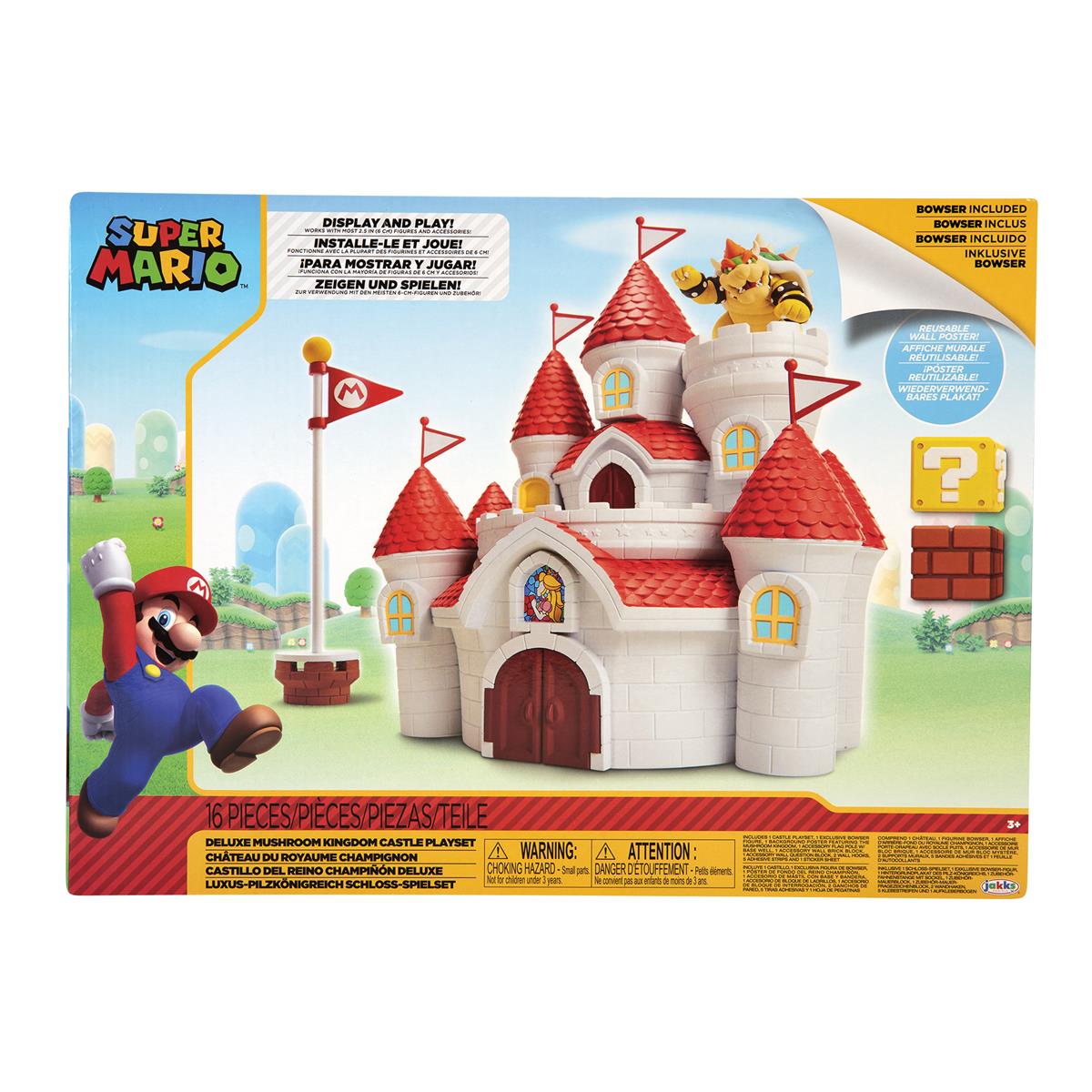 2.5 Inch Deluxe Playset Mushroom Kingdom Castle