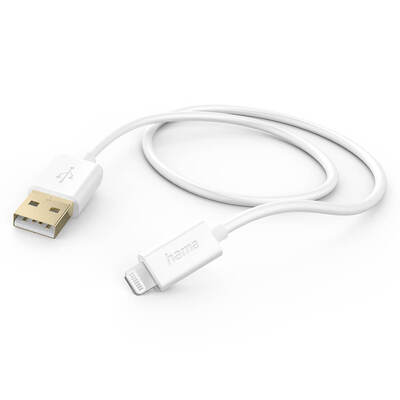 Charging Cable USB-A to Lightning White 1.5m