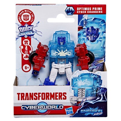 TRA Cyberworld 4in Cyber changer Optimus Prime Classic