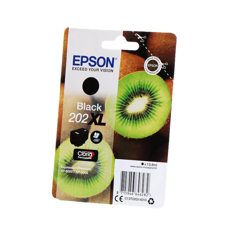 Musteet C13T02G14010 202XL Musta Kiwi
