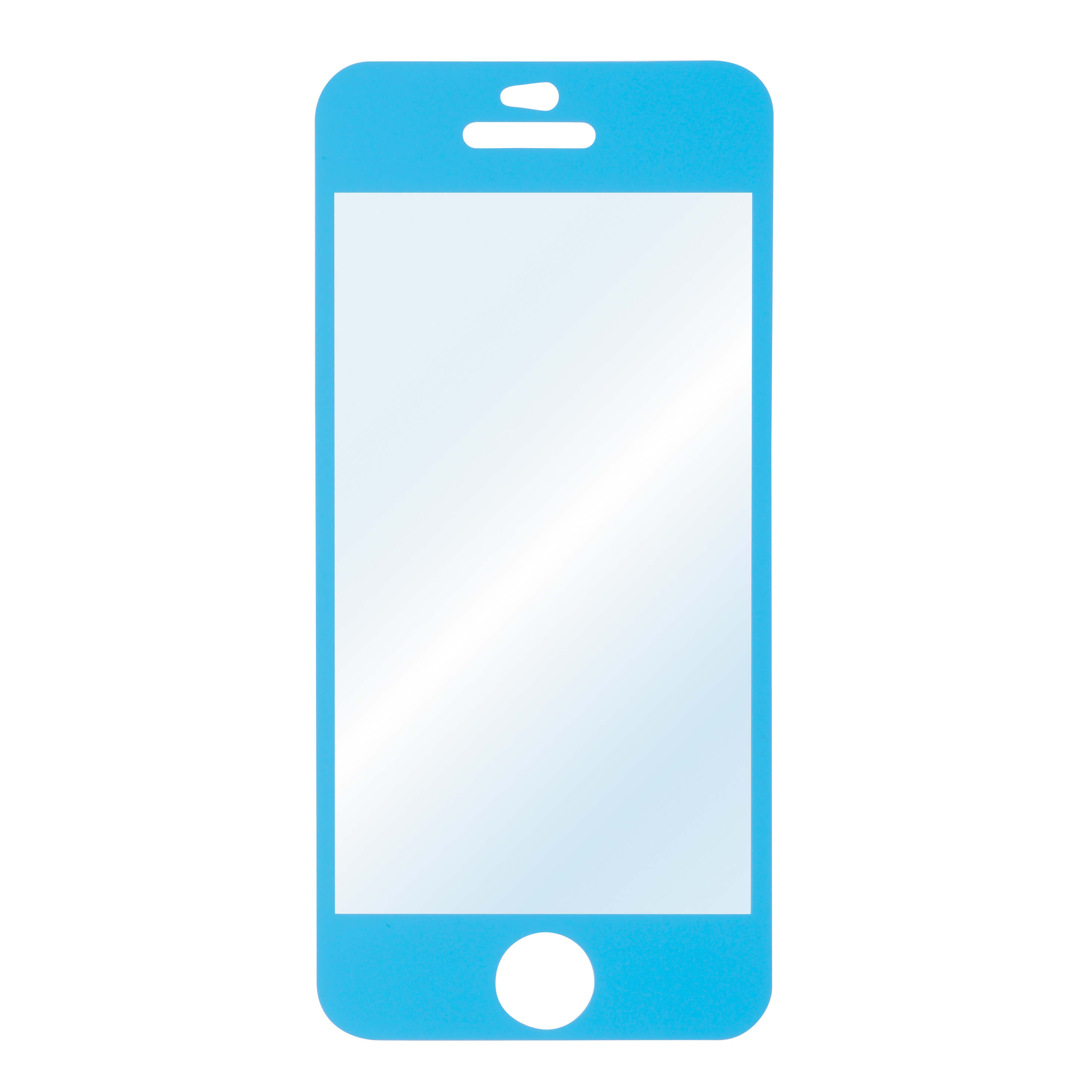 Color Screen Protector for Ap ple iPhone 5c, blue
