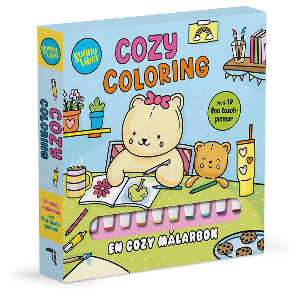 Målarbok: Cozy coloring