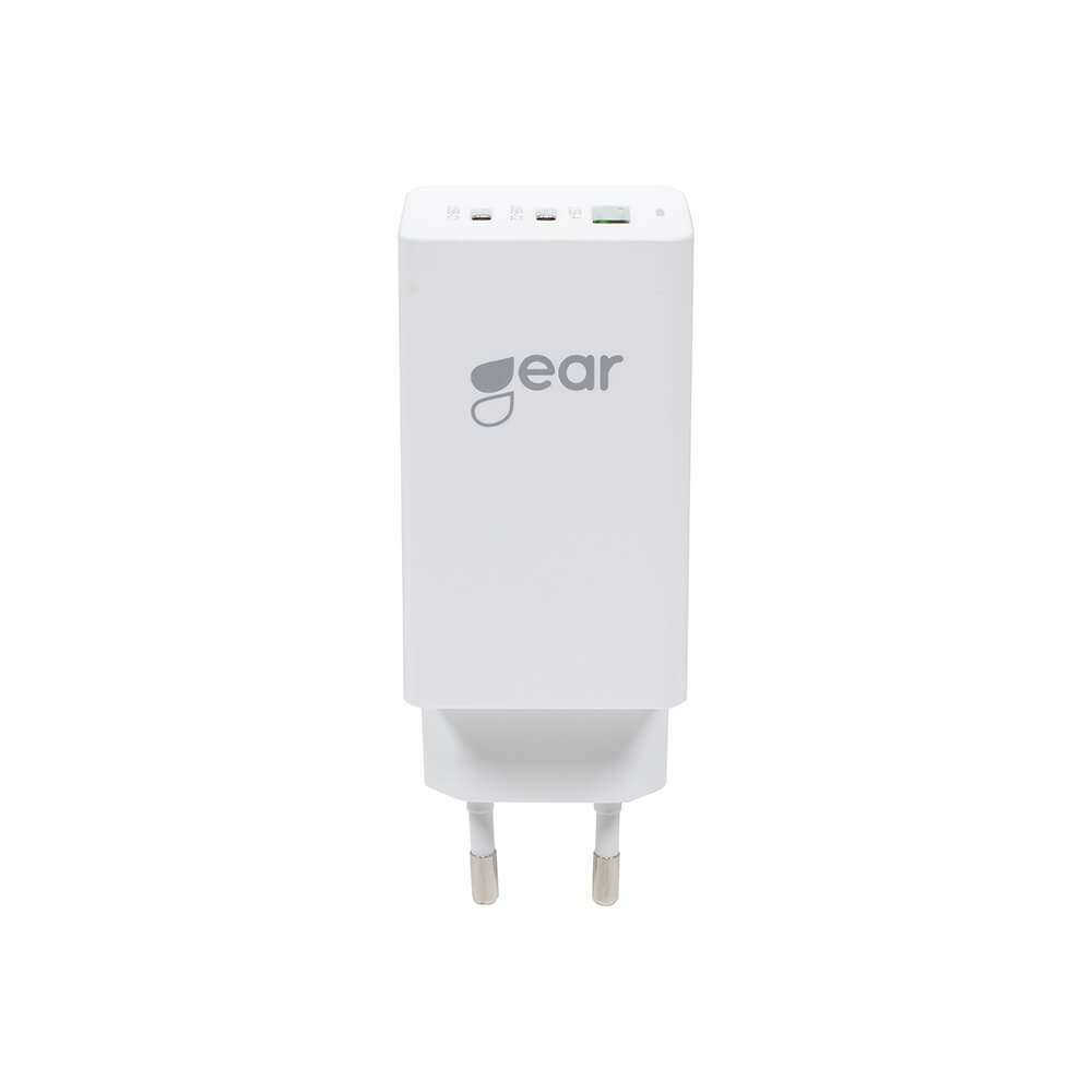 Charger GAN 220V 2xUSB-C + 1xUSB-A PD 45W + 18W + 3A (total 65W) White