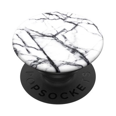 POPSOCKETS Dove White Marble Irrotettava Grip Telinetoiminnolla