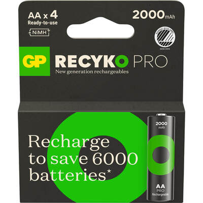 Paristo Recyko Pro NiMH AA HR6 2000mAh 4-Pack