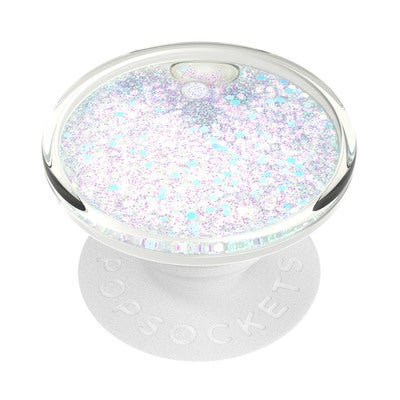 POPSOCKETS Tidepool Halo White Avtagbart Grip med stativfunksjon LUXE
