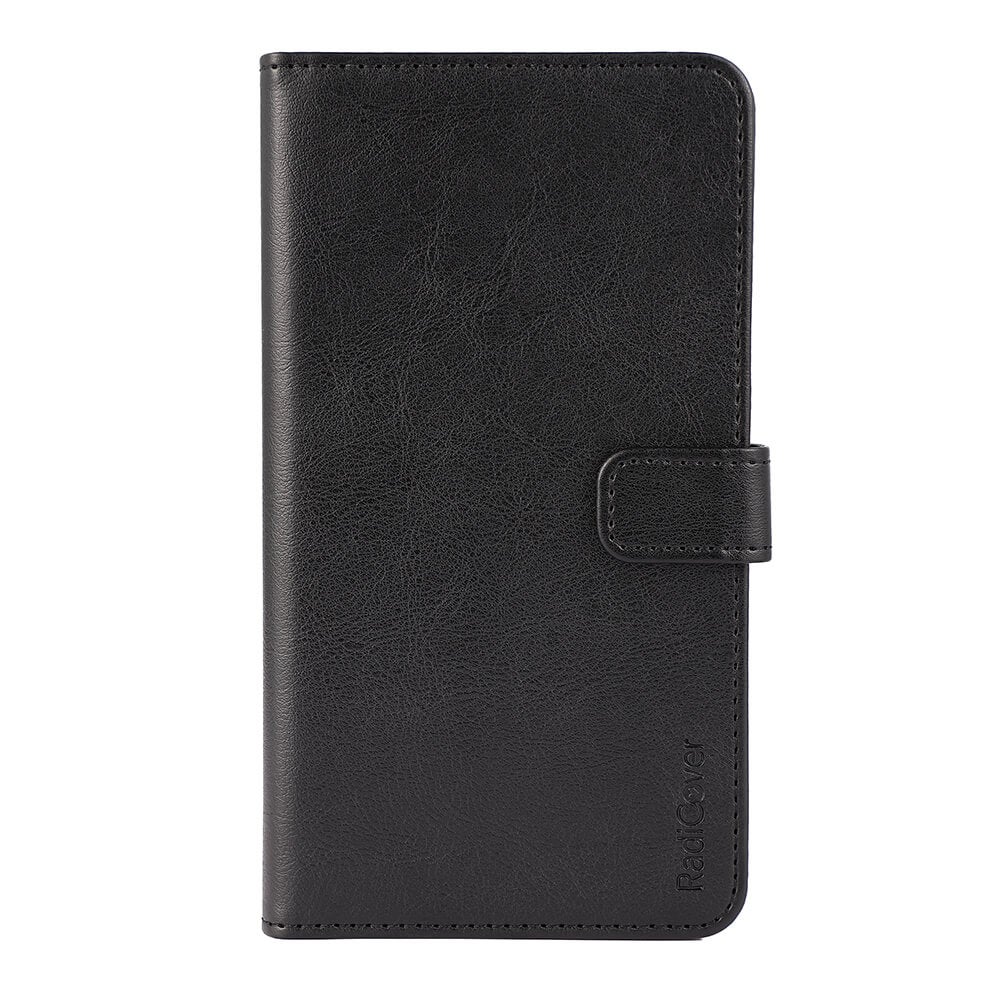2i1 Anti-Radiation RFID 3 kort Universal XXL 6.7-7.3" Svart PU