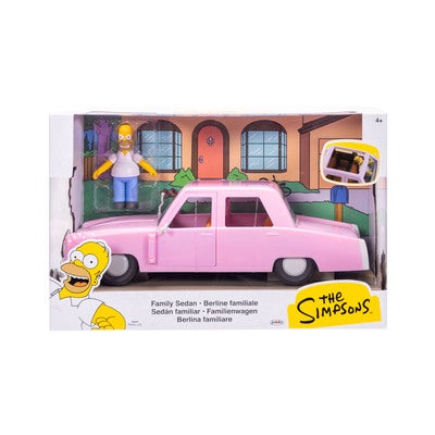2.5" Figure & Vehicle Angry Homer W/ Sedan