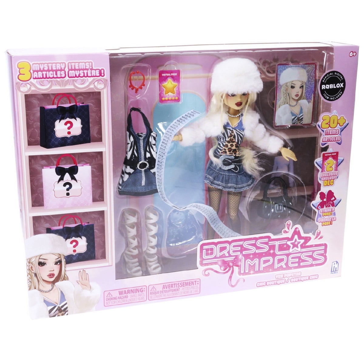 Nukke Fashion Doll Set Deluxe Playset 3 in 1