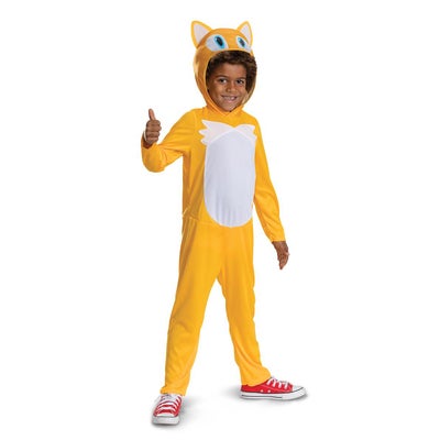Sonic The Hedgehog 3 Movie Costume Fancy Tails M (7-8)