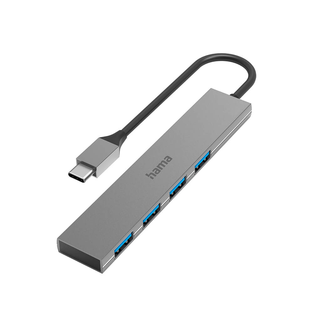 HAMA Hub USB-C 4x Ports 5 Gbit/s