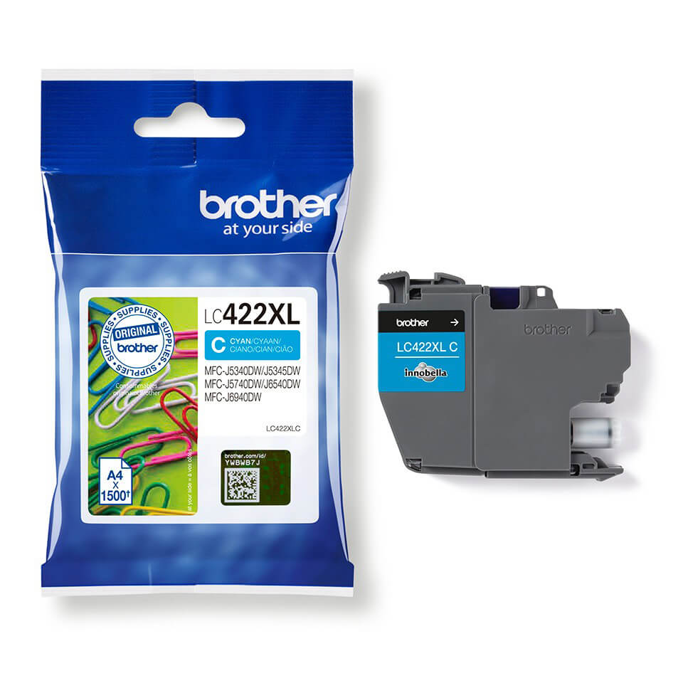 BROTHER Ink LC422XLC LC-422 Cyan