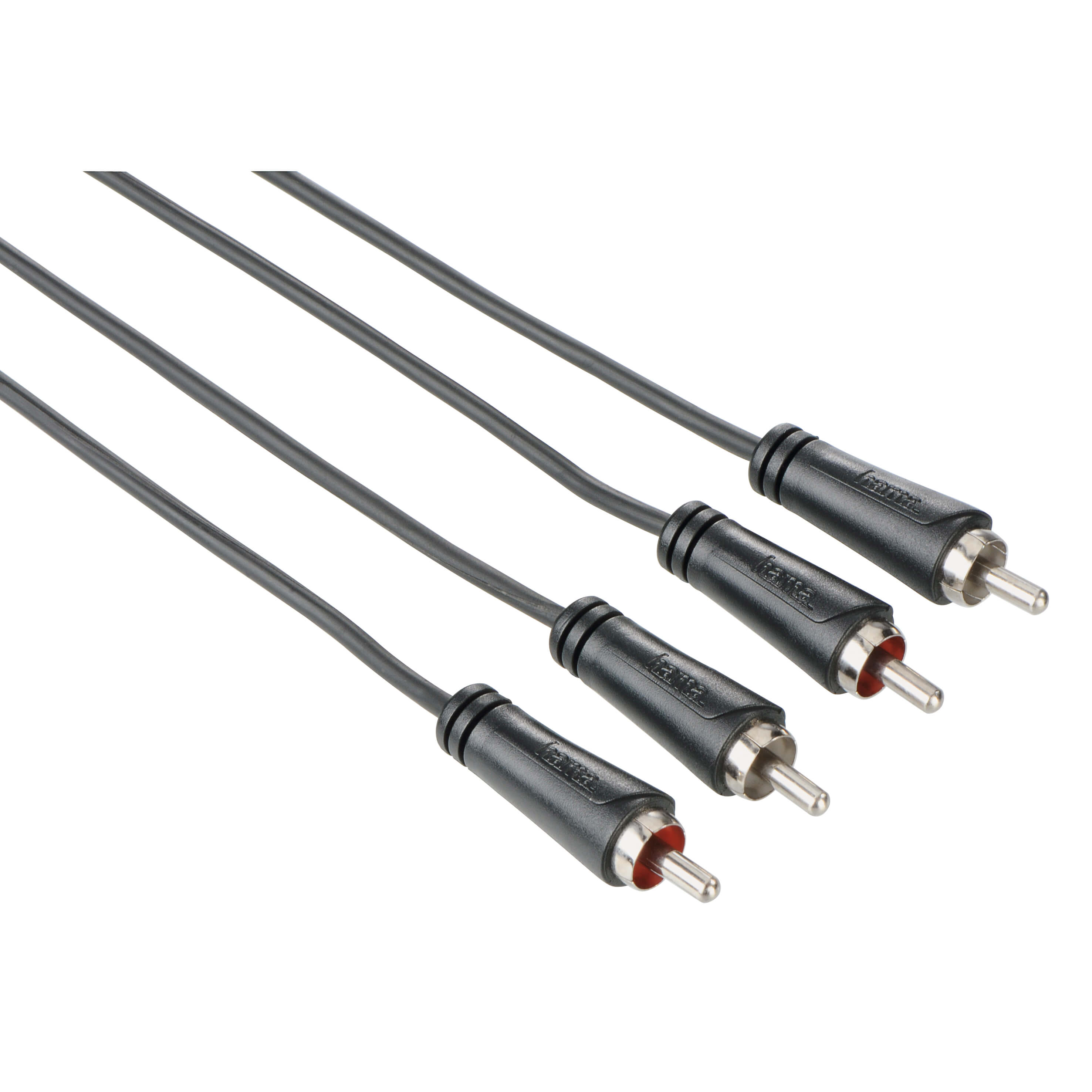 HAMA Audio Cable, 2 RCA plugs - 2 RCA plugs, 1.5 m