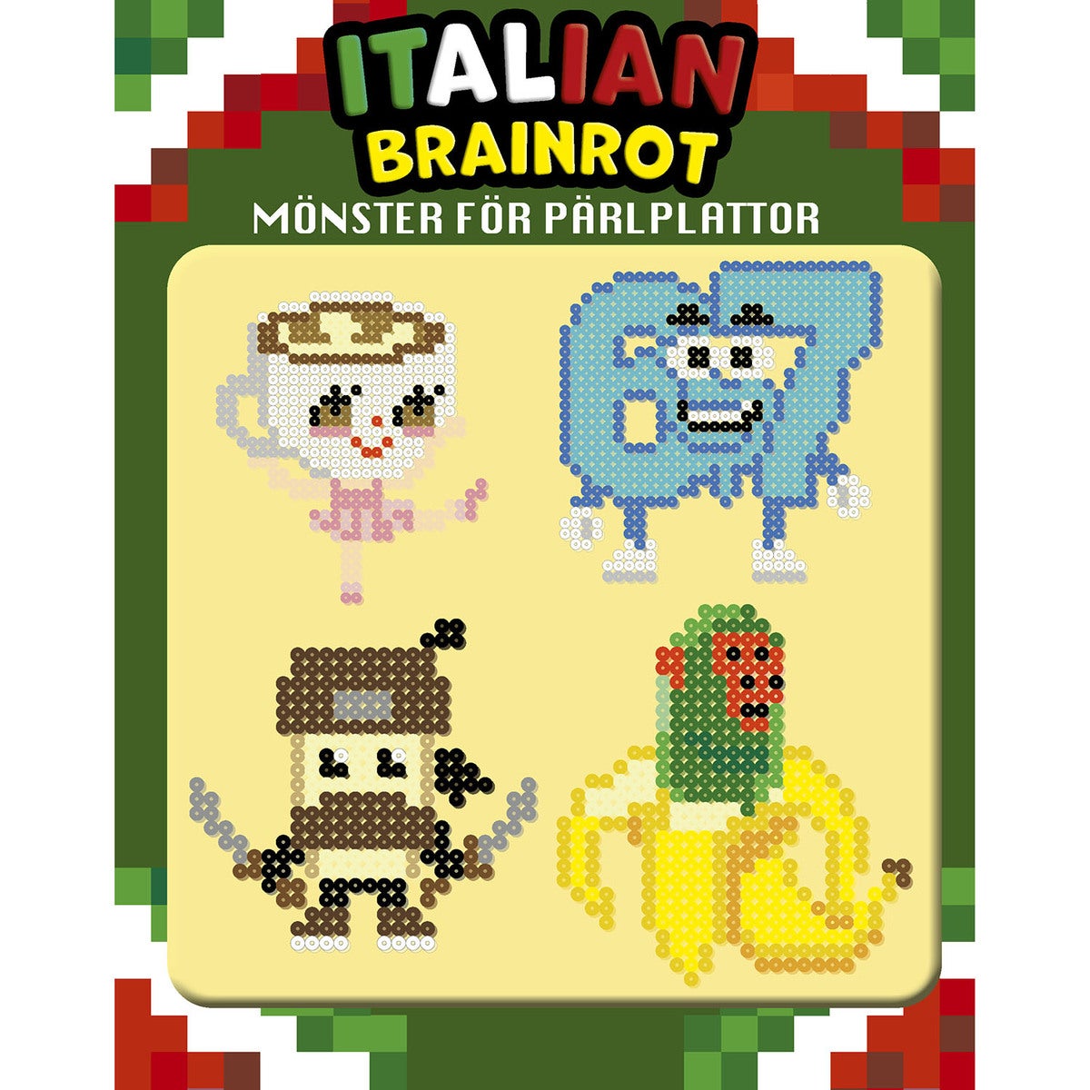 Italian Brainrot - mönster för pärlplattor
